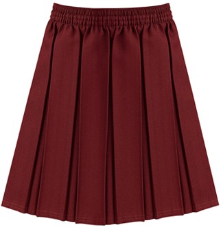 BOX PLEAT SKIRT, Junior