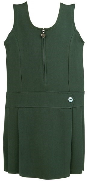 STRETCH PINAFORE, Pinafores - Pleated