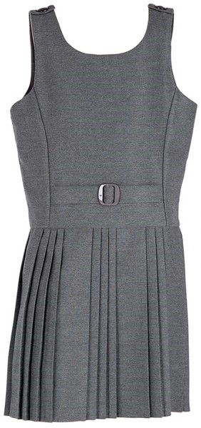 F/BELT PINAFORE, Pinafores - Pleated