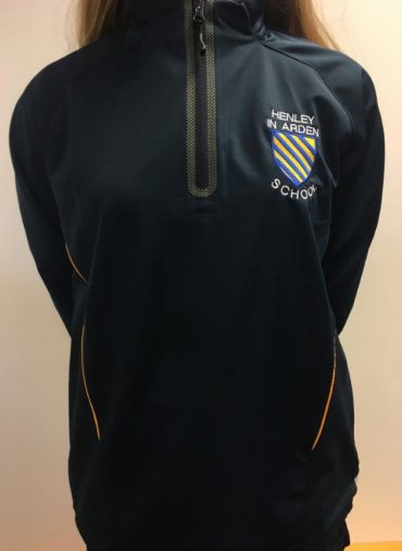 Henley In Arden School - HENLEY 14 ZIP TRAIN TOP, Henley In Arden School