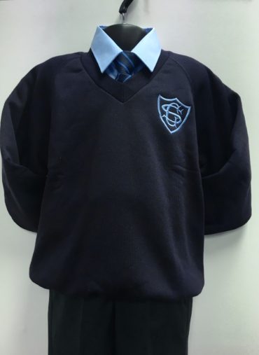 St Gregory's R.C. School - ST GREGORY V NECK SWEATSHIRT, St Gregory's R.C. School